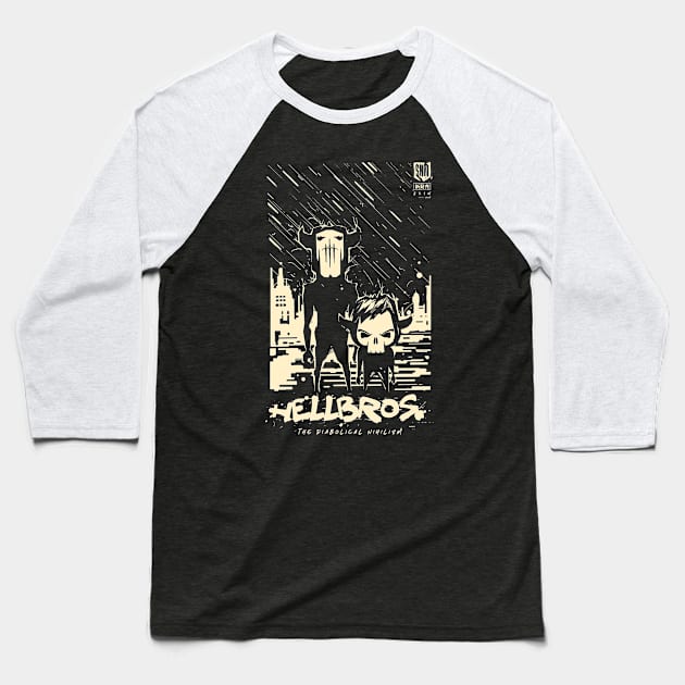 Hell bros comic book cover Baseball T-Shirt by skeamworks